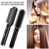 Mini Hair Straightener Brush